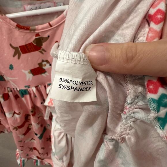 Girl August Christmas Dogs Nightgown - Picture 8 of 8